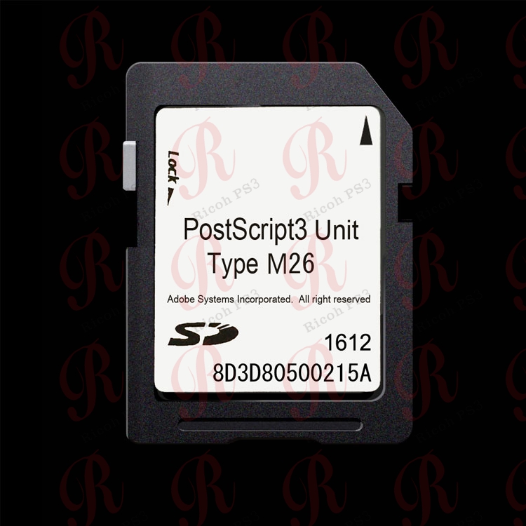 Adobe PostScript Level 3 Compatible: Ricoh PostScript3 Unit Type M26 - Wholesale OEM